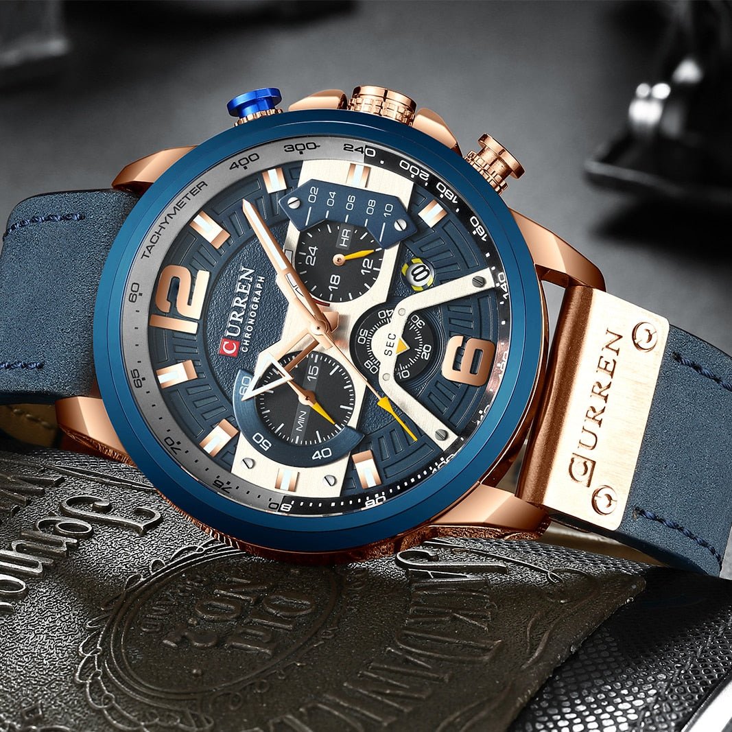 CURREN Men's Chronograph Wristwatch - Westies Watches