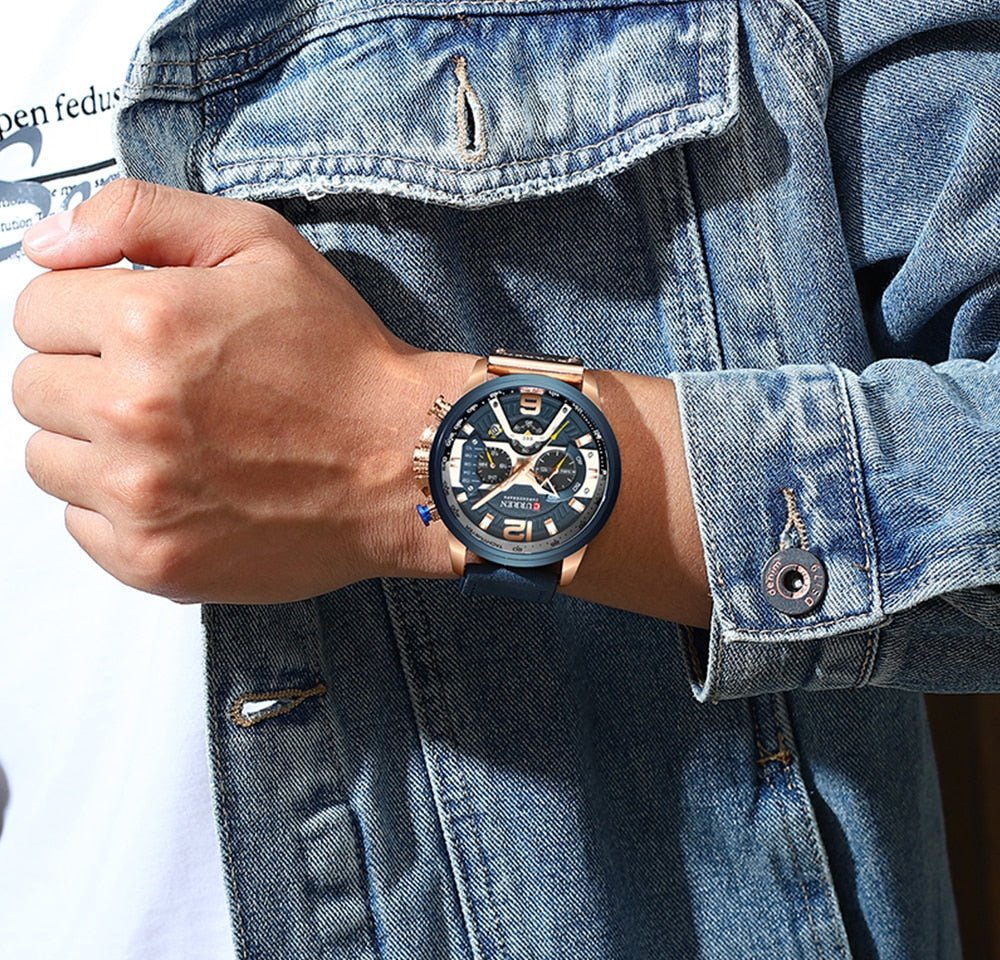 CURREN Men's Chronograph Wristwatch - Westies Watches
