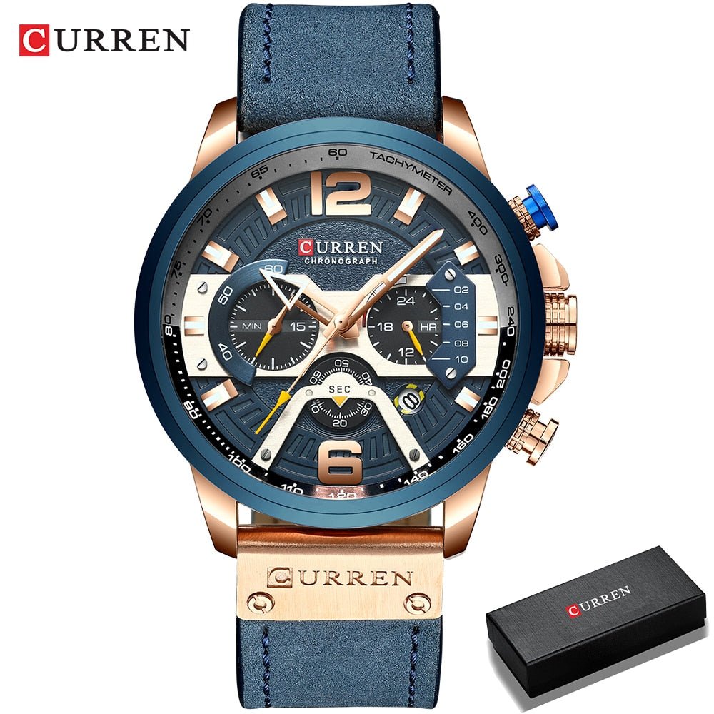 CURREN Men's Chronograph Wristwatch - Westies Watches