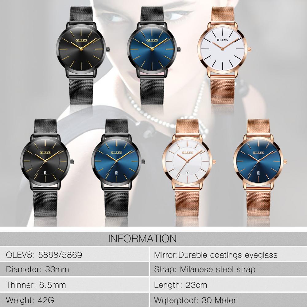 OLEVS Ladies Casual Quartz Watch - Westies Watches