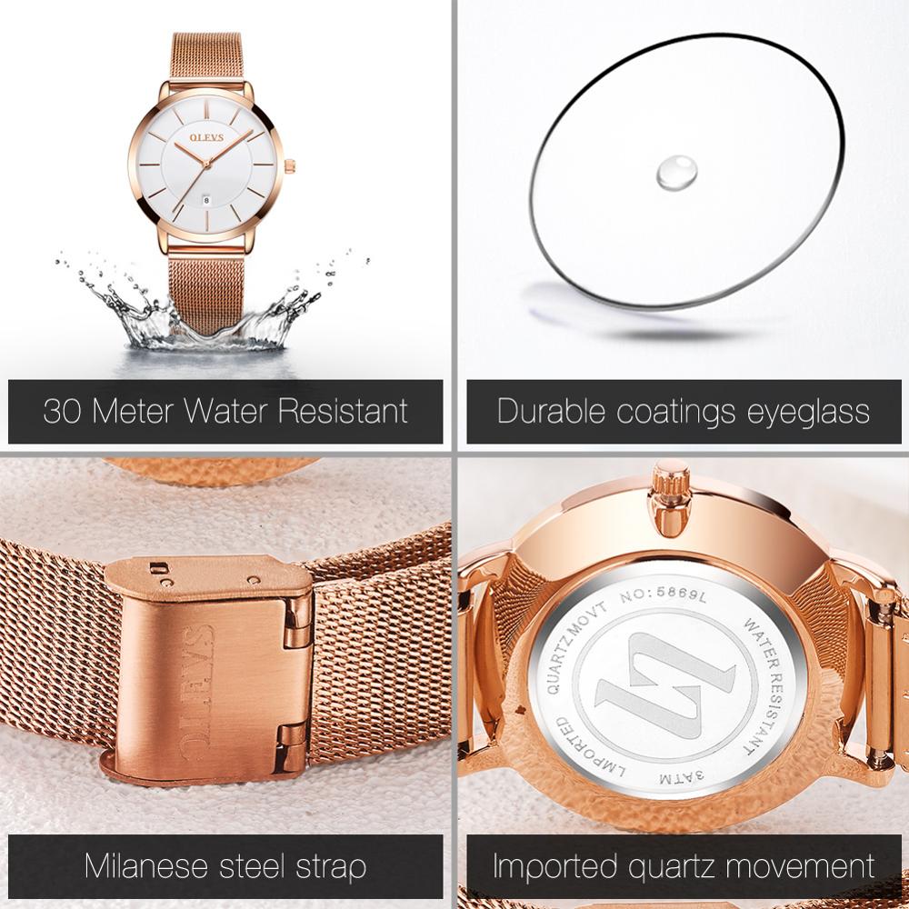 OLEVS Ladies Casual Quartz Watch - Westies Watches