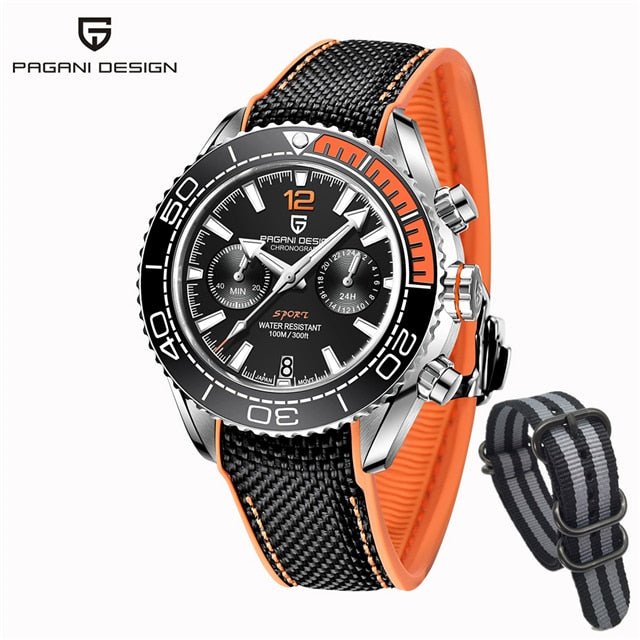 PAGANI Divers Chronograph Quartz Wristwatch - Westies Watches