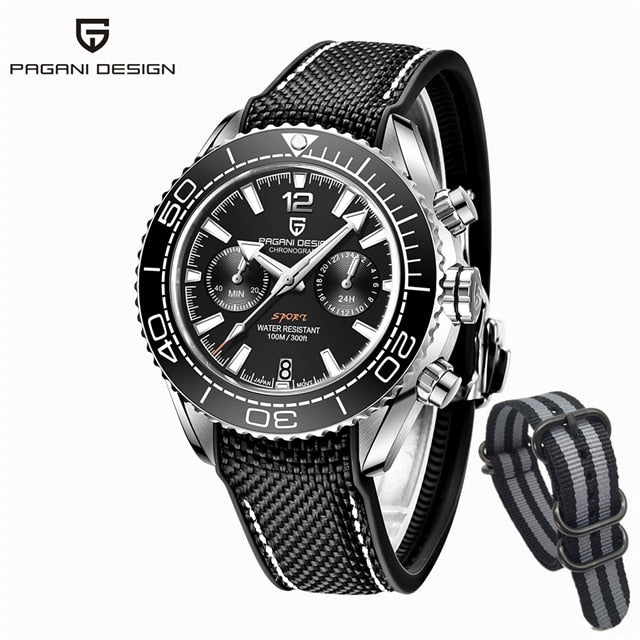 PAGANI Divers Chronograph Quartz Wristwatch - Westies Watches