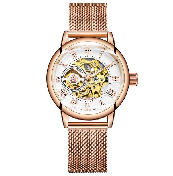 2023 MGORKINA Women's Automatic Skeleton Wristwatch - Westies Watches