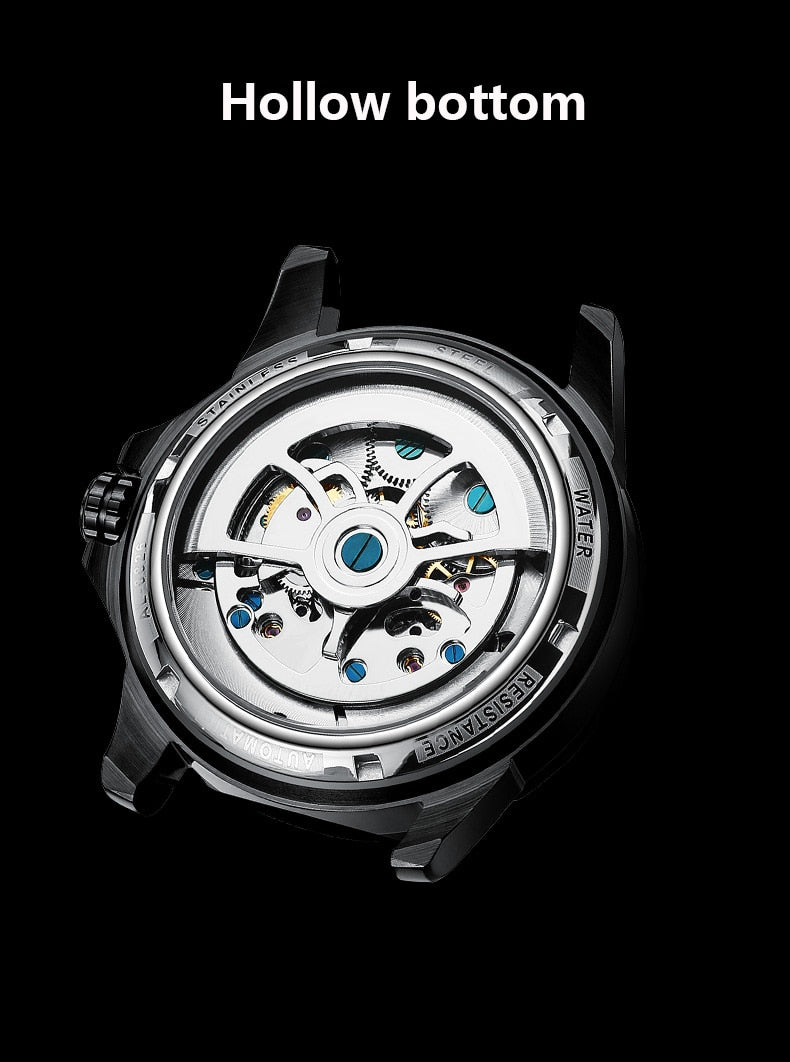 AILANG double open heart automatic watch - Westies Watches