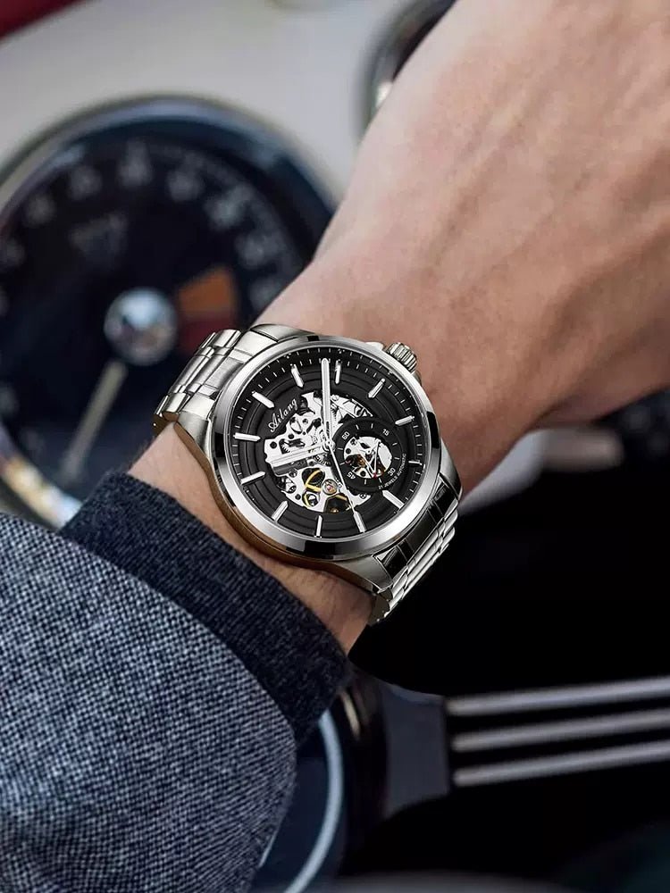 AILANG Men's Automatic Skeleton Wristwatch - Westies Watches