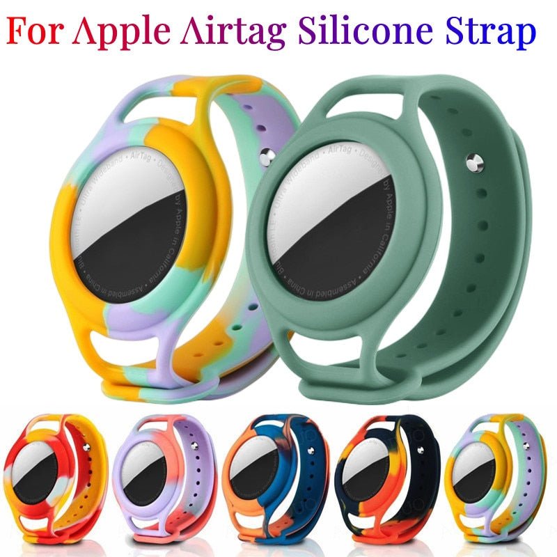 AirTag Case Wristband with Silicone Strap - Westies Watches