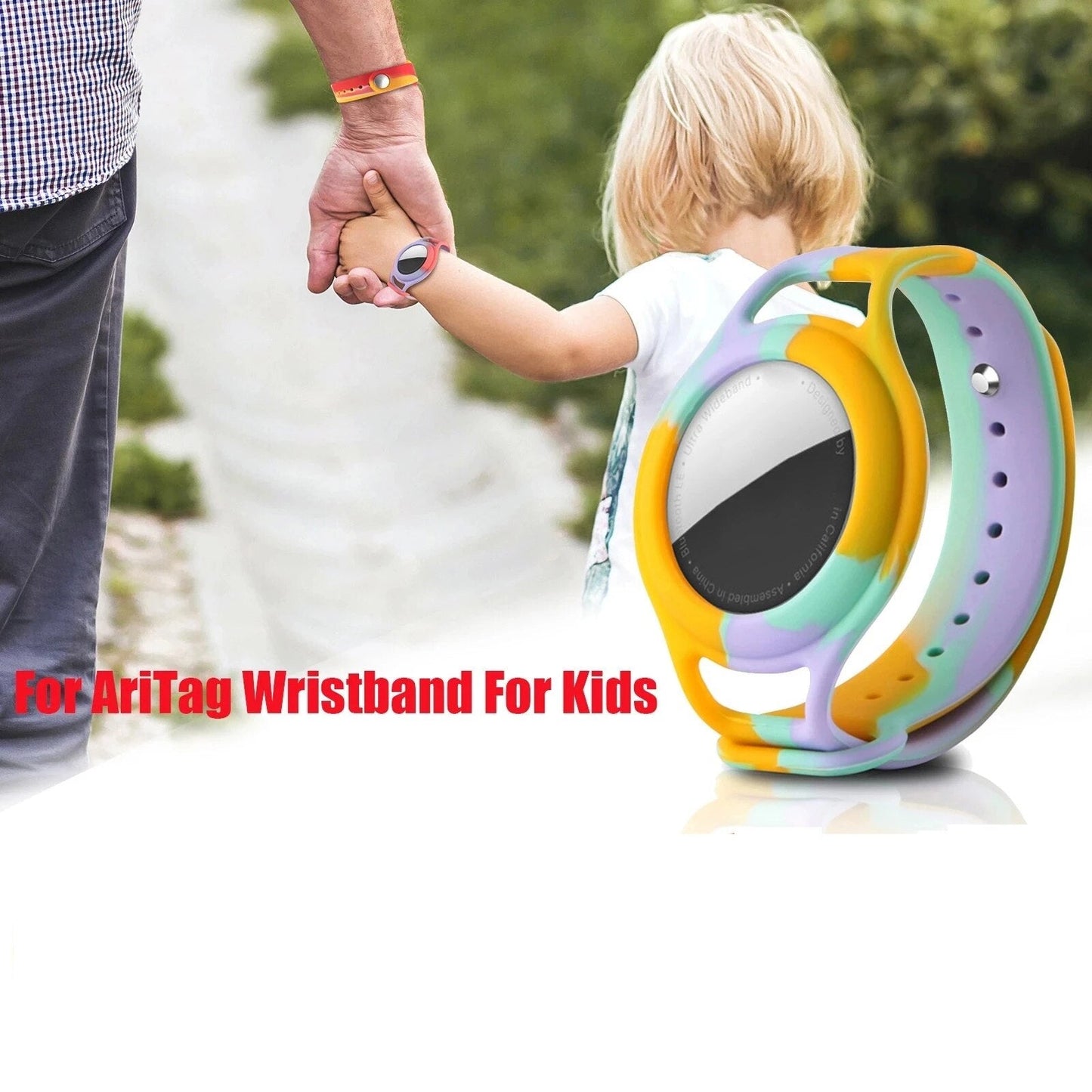 AirTag Case Wristband with Silicone Strap - Westies Watches