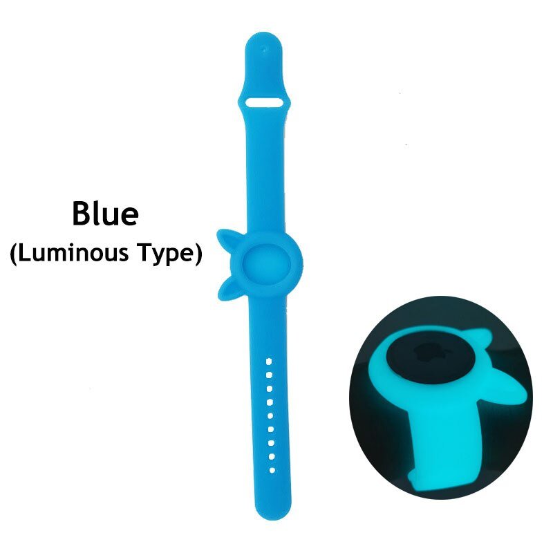 Airtag Protective Silicone luminous Bracelet - Westies Watches