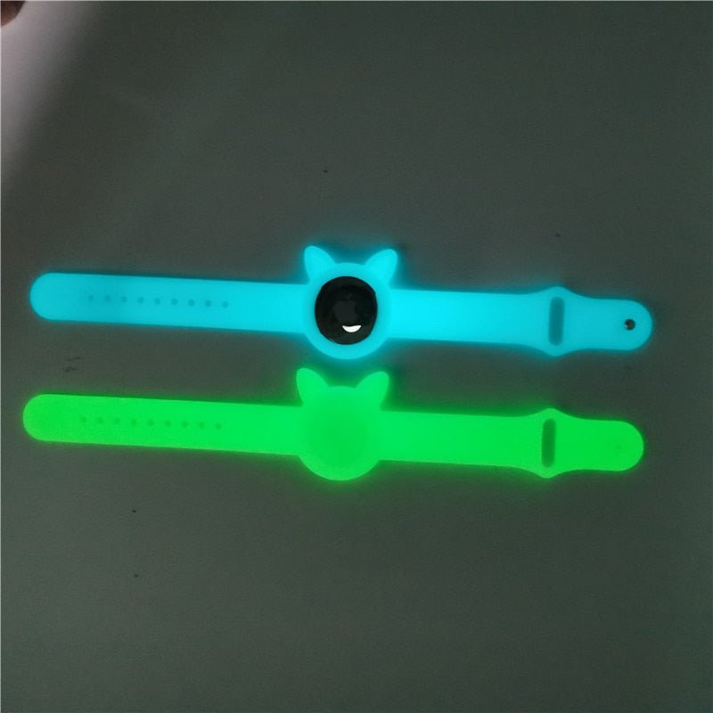 Airtag Protective Silicone luminous Bracelet - Westies Watches