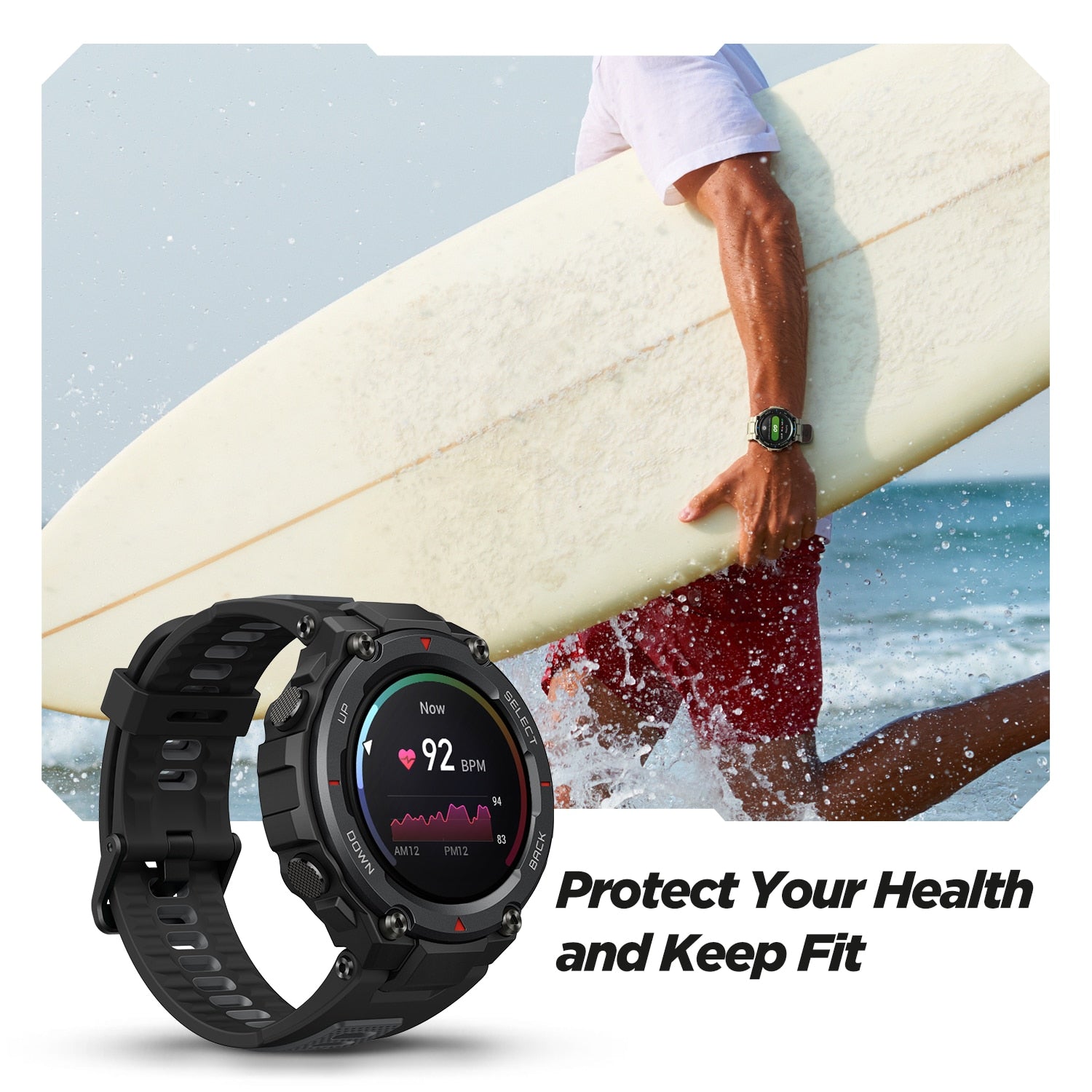 Amazfit T-Rex Pro GPS Outdoor Smartwatch - Westies Watches