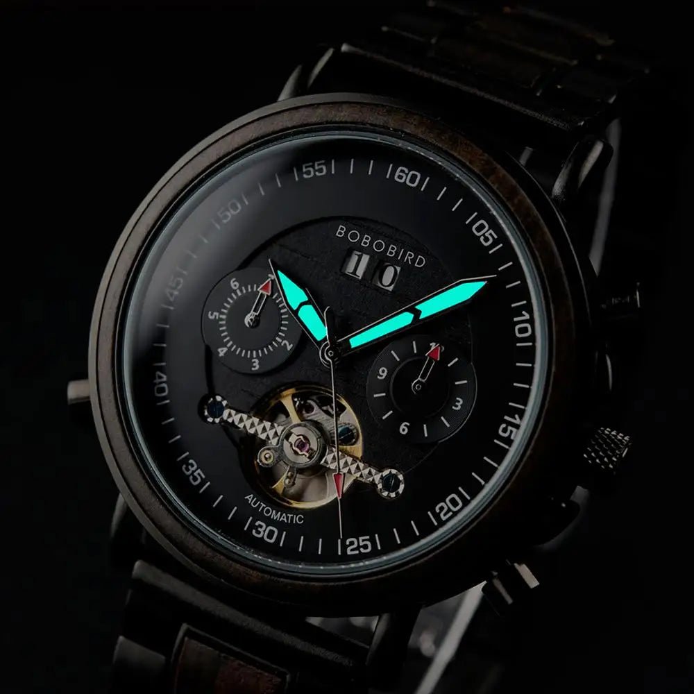 BOBO BIRD 'OAK AURA' automatic watch - Westies Watches