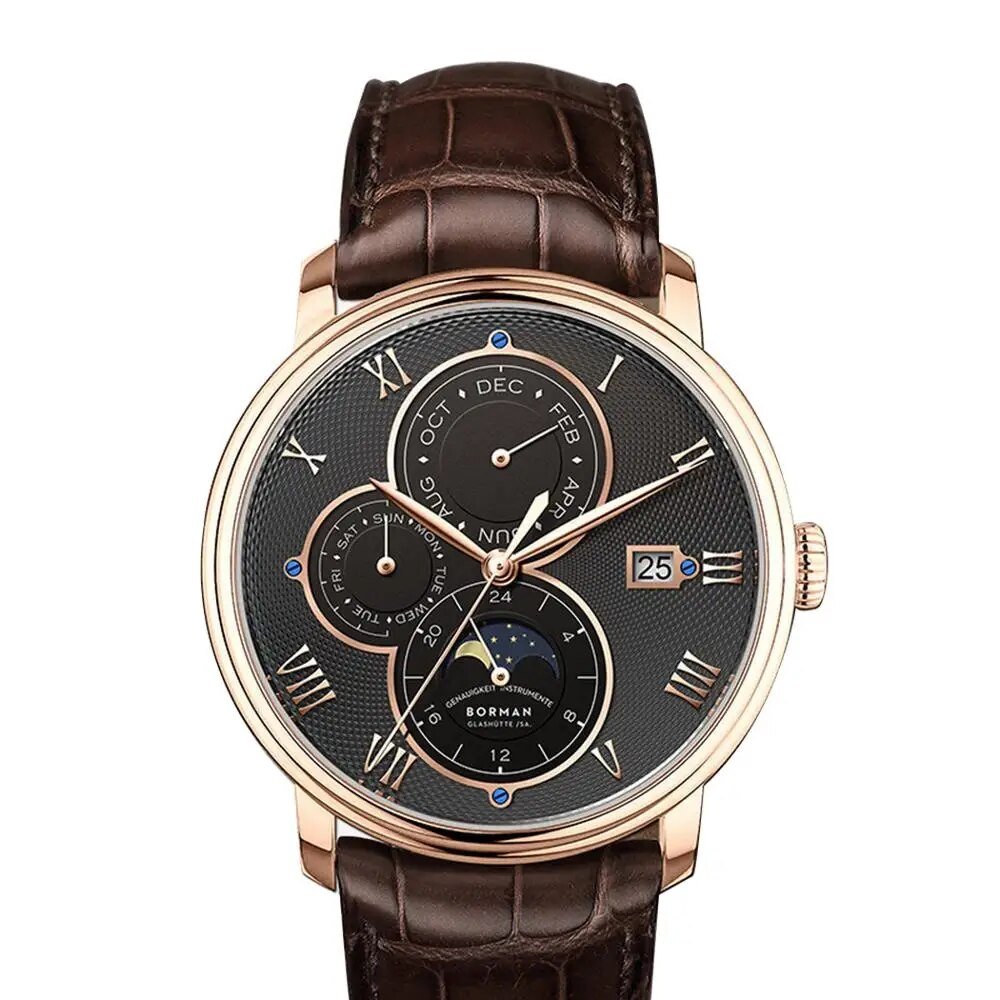 BORMAN Automatic Moon Phase Watch - Westies Watches