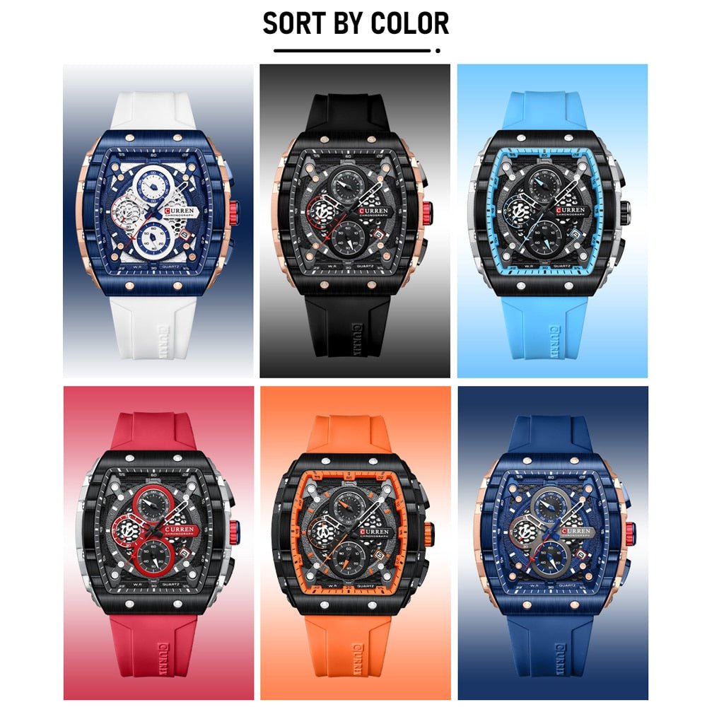 CURREN Sports Chronograph Quartz Wristwatch - Westies Watches