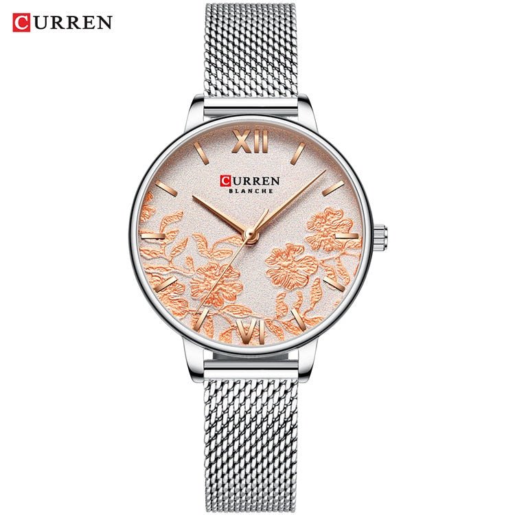 CURREN Women's Rose Quartz Watch - Westies Watches