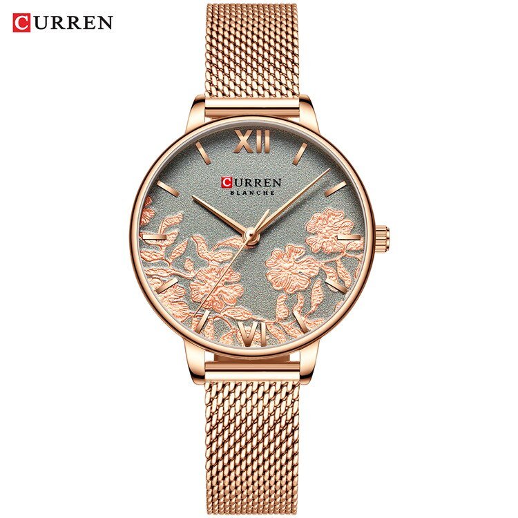 CURREN Women's Rose Quartz Watch - Westies Watches