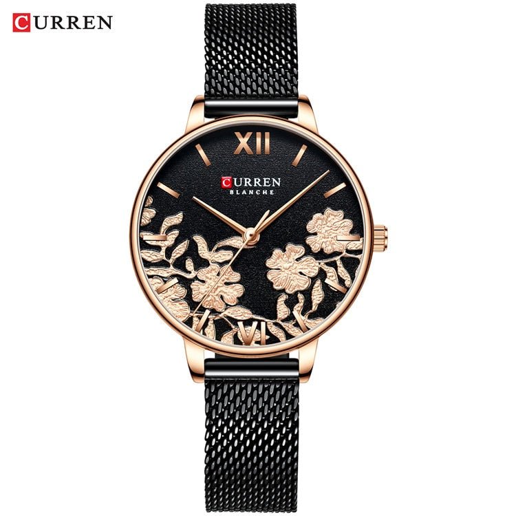 CURREN Women's Rose Quartz Watch - Westies Watches