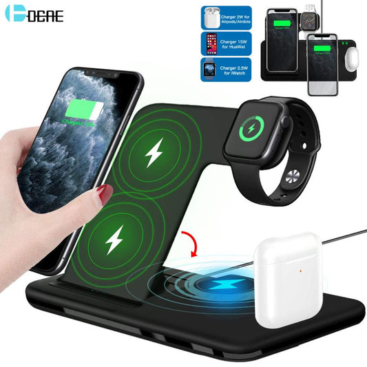 DCAE 15W Fast Wireless Charger Station - Westies Watches