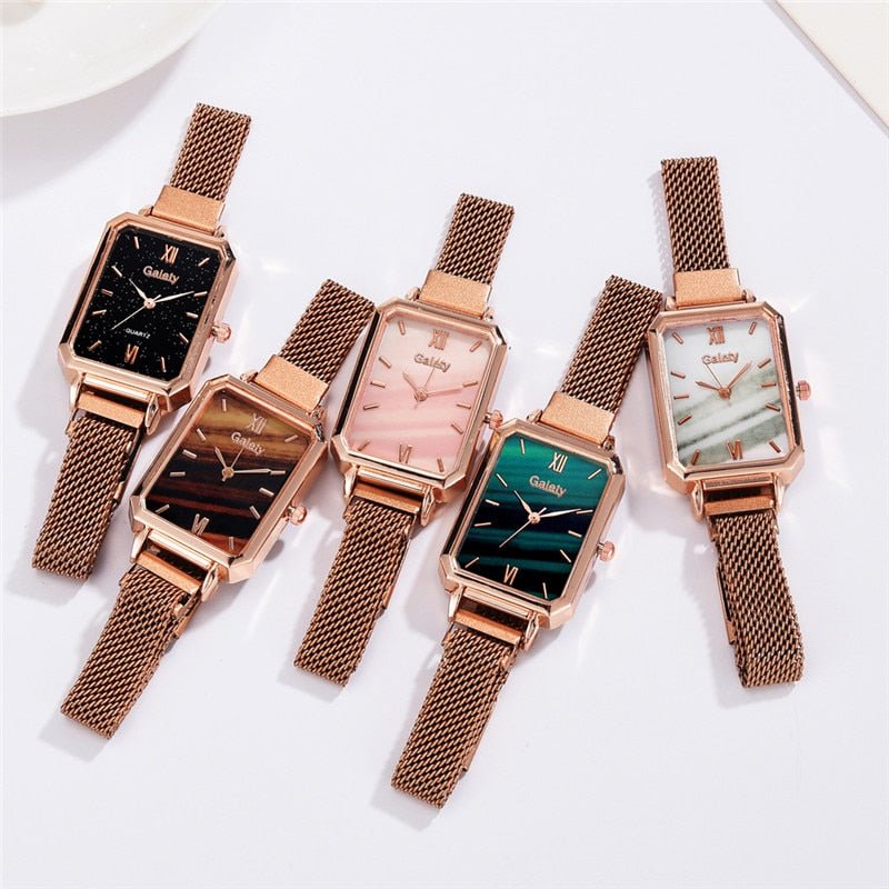 GALETY Women Quartz Watch / Bracelet Set - Westies Watches