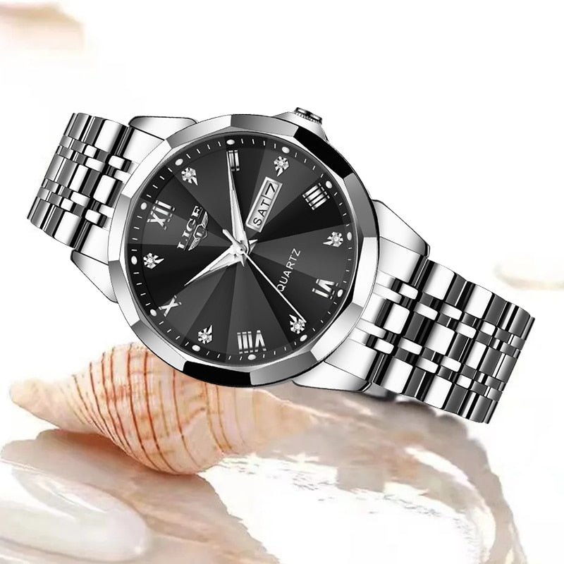 LIGE Ladies Rhombus Quartz Wristwatch - Westies Watches