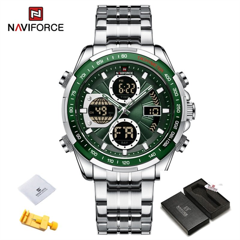 NAVIFORCE Men's Military style Wristwatch - Westies Watches