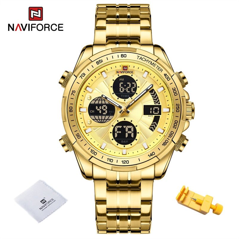 NAVIFORCE Men's Military style Wristwatch - Westies Watches
