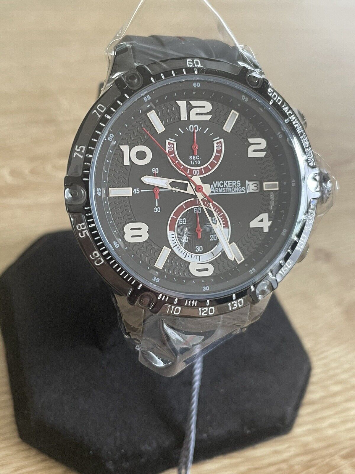 New Limited Edition Vickers Armstrong Hand Assembled Quartz Watch (Legacy RED) - Westies Watches