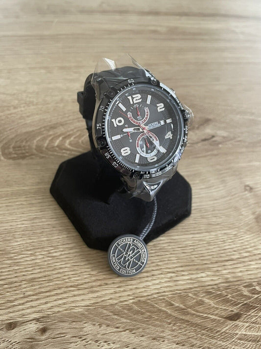 New Limited Edition Vickers Armstrong Hand Assembled Quartz Watch (Legacy RED) - Westies Watches