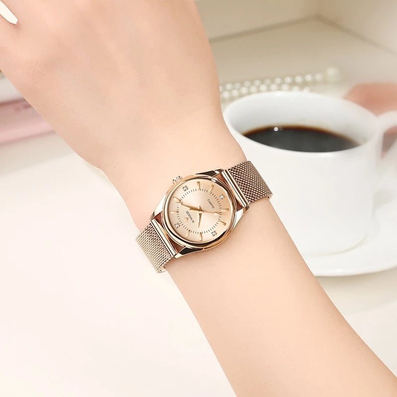 WWOOR Ladies Luxury Diamond Wristwatch - Westies Watches